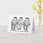 Dreifache, moderne, Affen-Geburtstagskarten Karte (Gelbe Blume)