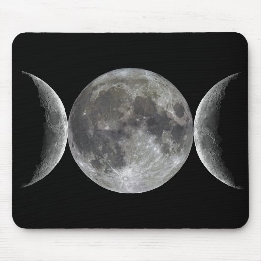 Dreifache Mond-Göttin Mousepad (Vorne)