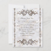 Dreifache Mond-Mondstein-Göttin Einladung (Rückseite)