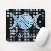 Dreifache Mond-Opal-Göttin Mousepad (Mit Mouse)