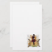 Dreifache Mond-Reihe 4 Briefpapier (Vorne/Hinten)