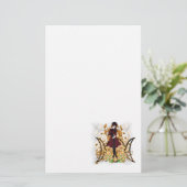 Dreifache Mond-Reihe 4 Briefpapier (Stehend Vorderseite)