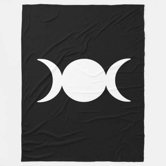 dreifache Monddecke || spirituelle Geschenke Fleecedecke (Vorderseite)