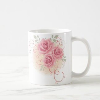 Dreifache Rose Kaffeetasse