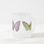 Dreifache Schmetterlings-Tasse Mattglastasse (VorderseiteRechts)