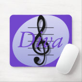 Dreifacher Clef, Diva Mousepad (Mit Mouse)