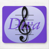 Dreifacher Clef, Diva Mousepad (Vorne)