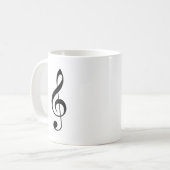 Dreifacher Clef-Kaffee-Tasse Kaffeetasse (Vorderseite Links)