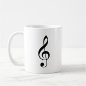 Dreifacher Clef-Kaffee-Tasse Kaffeetasse (Links)