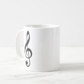 Dreifacher Clef Kaffeetasse (Vorderseite Links)