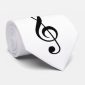 Dreifacher Clef-Krawatte Krawatte (Gerollt)