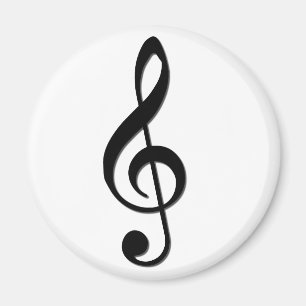 Dreifacher Clef Magnet