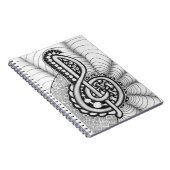 Dreifacher Clef-Musik-Gekritzel Notizblock (Rechte Seite)