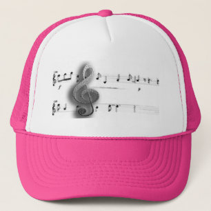 Dreifacher Clef-Musik-Shirts und Kleidung Truckerkappe