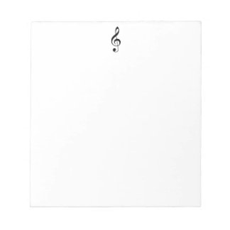 Dreifacher Clef-Notizblock Notizblock