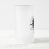 Dreifacher Clef platsch Mattglas Bierglas (Mittel)