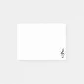 Dreifacher Clef-Post-Itanmerkungen Post-it Klebezettel (Vorderseite)