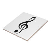 Dreifacher Clefc$g-clef-Musical-Symbol Fliese (Seite)
