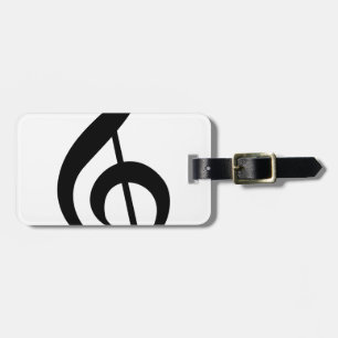 Dreifacher Clefc$g-clef-Musical-Symbol Gepäckanhänger