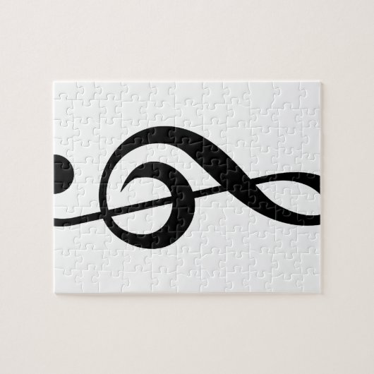 Dreifacher Clefc$g-clef-Musical-Symbol Puzzle (Horizontal)