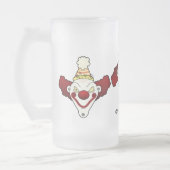 Dreifacher Clown-mattierte Bier-Tasse Mattglas Bierglas (Links)