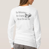 DREIFACHER d-GANG, unten u. schmutziges T-Shirt (Rückseite)