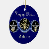 Dreifacher gewundener keramik ornament (Rechts)