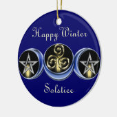 Dreifacher gewundener keramik ornament (Links)