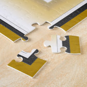 Dreifacher Lech: Gold, Schwarzweiss mit Puzzle (Seite)