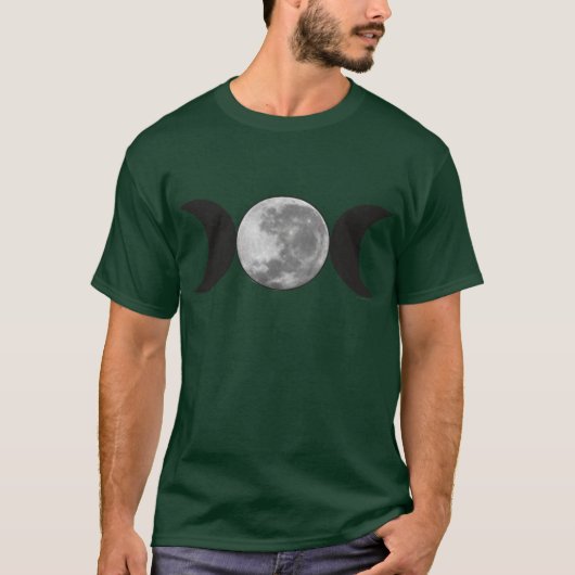 Dreifacher Mond mit Mond T-Shirt (Vorderseite)