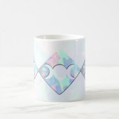 Dreifacher Mond-Opal Kaffeetasse (Mittel)