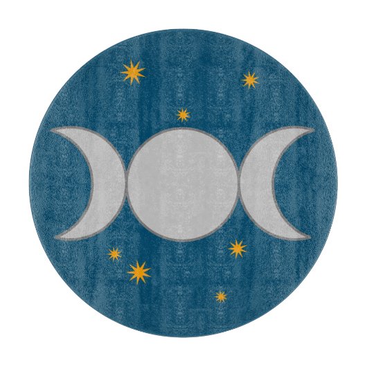 Dreifacher Mond Schneidebrett (Vorderseite)