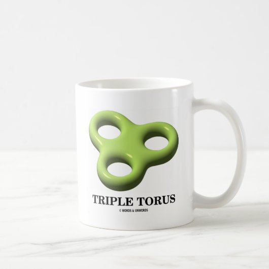Dreifacher Torus (Topologie) Kaffeetasse (Rechts)