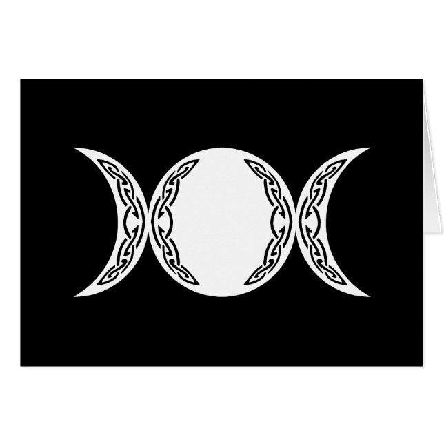 Dreifaches Göttin-Mond-Symbol (Vorderseite (Horizontal))