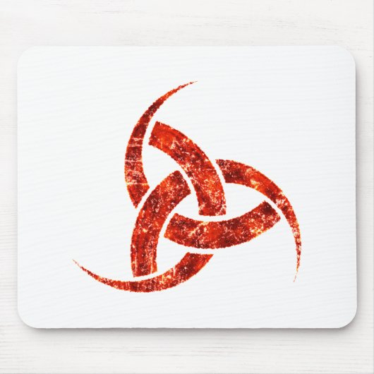 Dreifaches Horn von Odin Mousepad (Vorne)