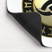 Dreifaches Horn von Odin Mousepad (Ecke)
