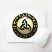 Dreifaches Horn von Odin Mousepad (Mit Mouse)