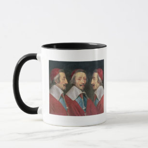 Dreifaches Porträt des Kopfes von Richelieu, 1642 Tasse