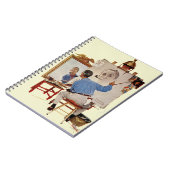 Dreifaches Selbstporträt Notizblock (Linke Seite)