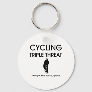 Dreifachgefahr für die TOP-Fahrradtechnik Schlüsselanhänger