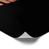 Dreifachgefahr - Triathlon Athlete Poster (Ecke)