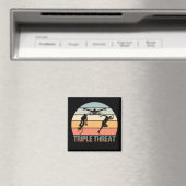 Dreifachgefahr - Triathlon Sunset Magnet (In Situ (Geschirrspüler))