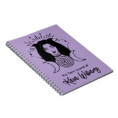 Dreifachgoddess Hecate Black & Lila Wicca Tarot Notizblock (Rechte Seite)