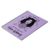 Dreifachgoddess Hecate Black & Lila Wicca Tarot Notizblock (Linke Seite)