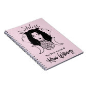 Dreifachgoddess Hecate Black & Pink Wicca Tarot Notizblock (Rechte Seite)