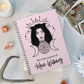 Dreifachgoddess Hecate Black & Pink Wicca Tarot Notizblock