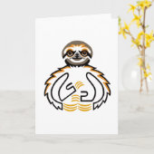 DreifachLANDSCHAFT - Gefährdete Tiergrafik Karte (Gelbe Blume)