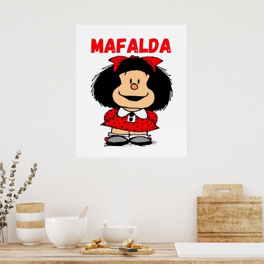 Dreifachmafalda Poster (Küche)