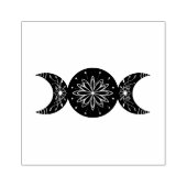 Dreifachmond-Briefmarke Gummistempel (Prägung)