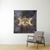 Dreifachmondbaum Wandteppich (Beispiel)